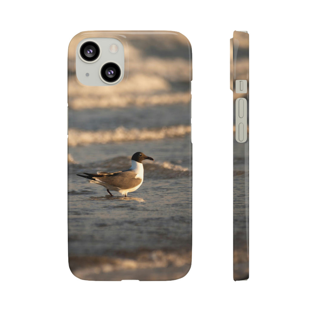 Laughing Gull in the Surf - Phone Case