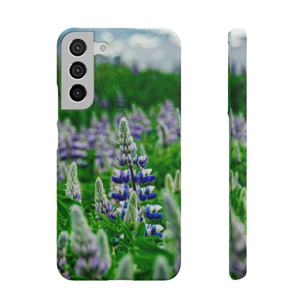 Glowing Lupin with Mountains - Phone Case