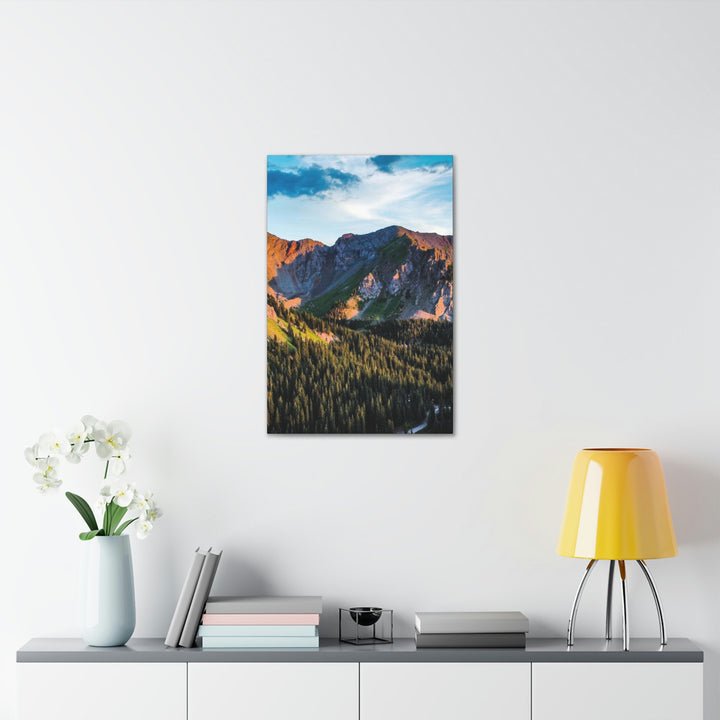 Fading Mountain Light - Canvas