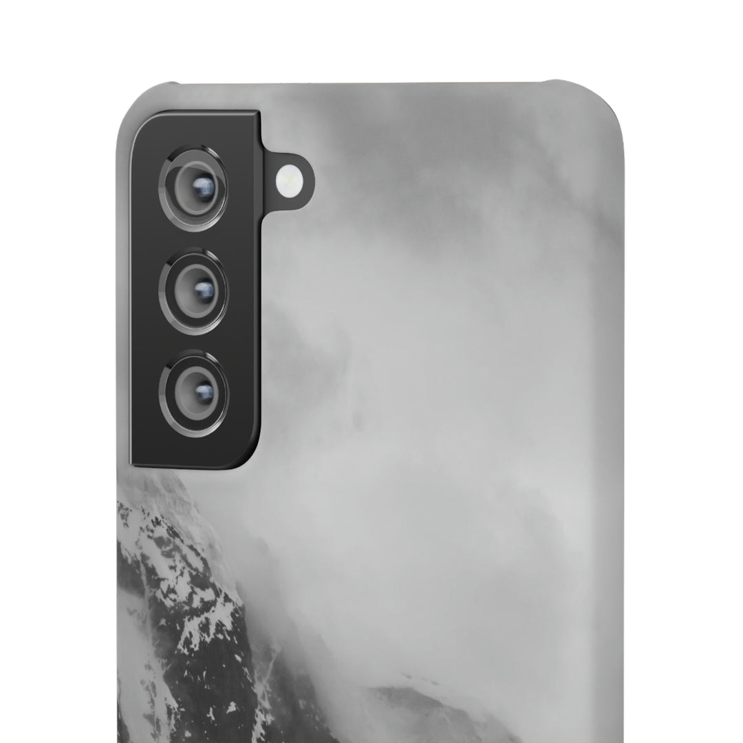 The Mist Descends in Black and White - Phone Case