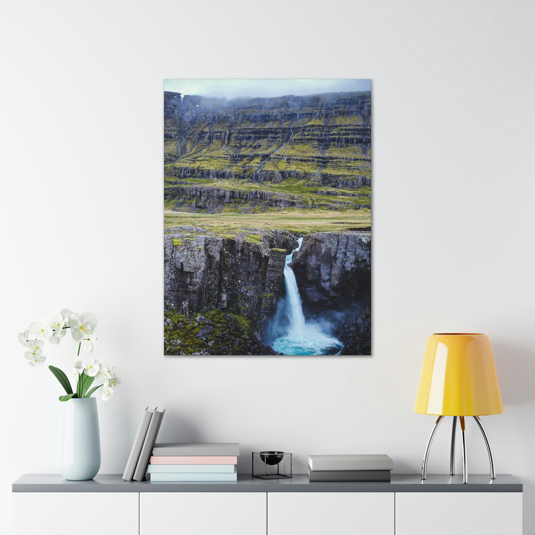 A Remote Waterfall - Canvas