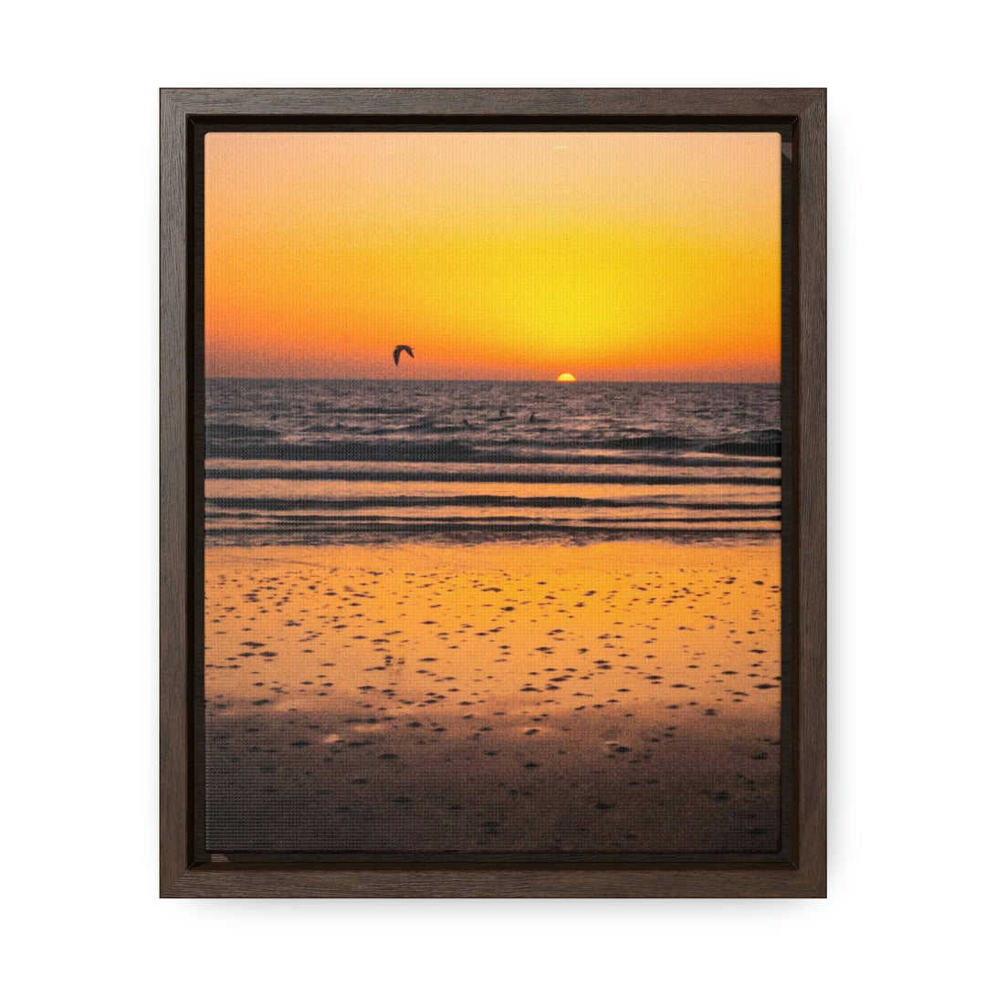 Sunrise on the Sea - Canvas with Frame