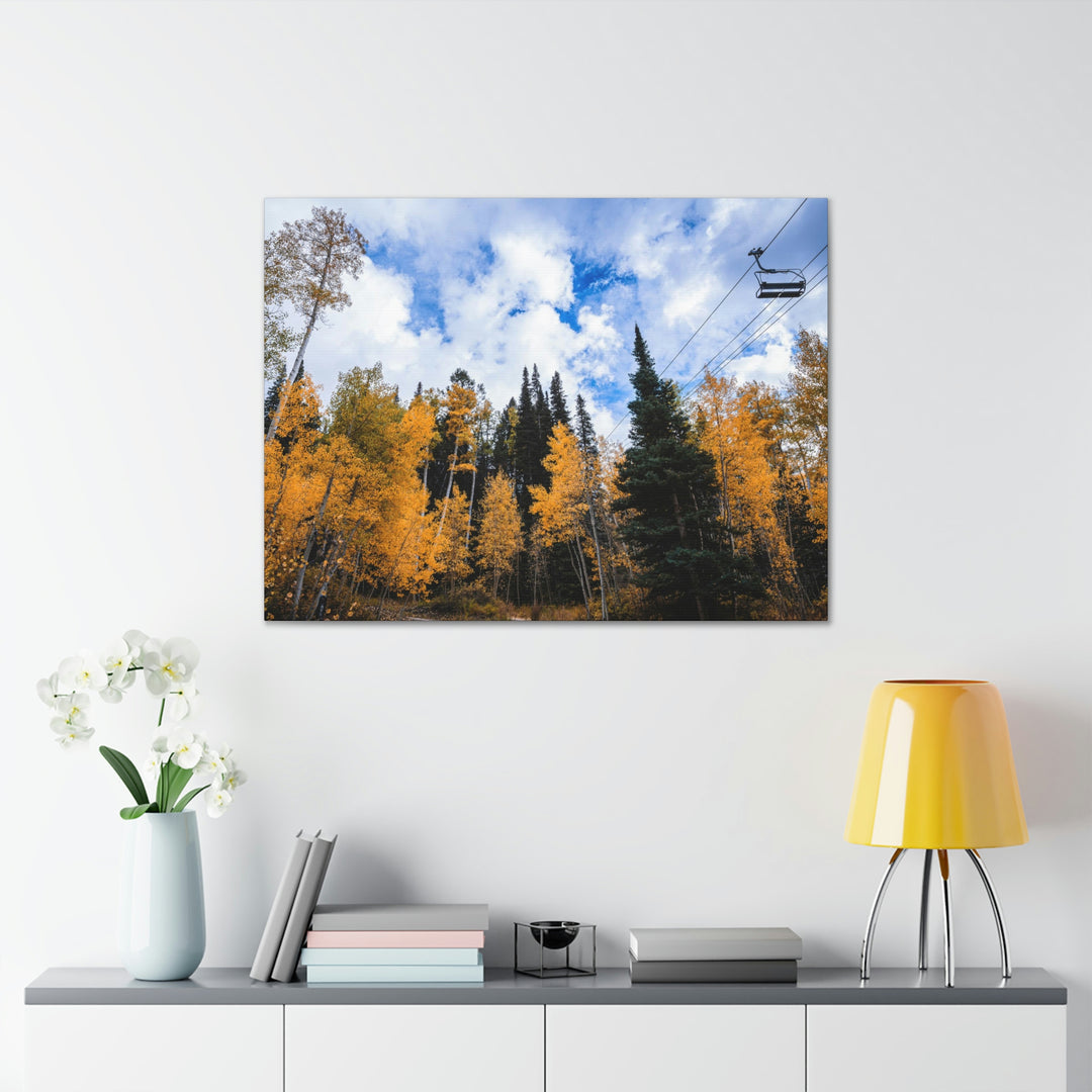 Chairlift in Suspension - Canvas