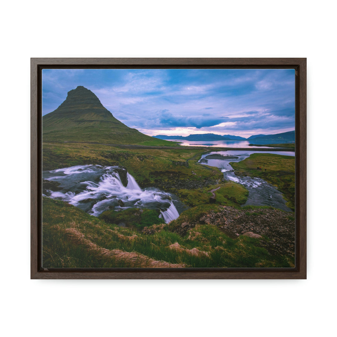 An Icelandic Sunset - Canvas with Frame