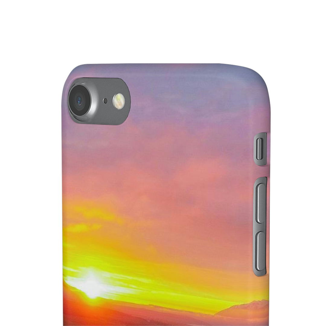 Sunset Over the Fjord Part 1 - Phone Case