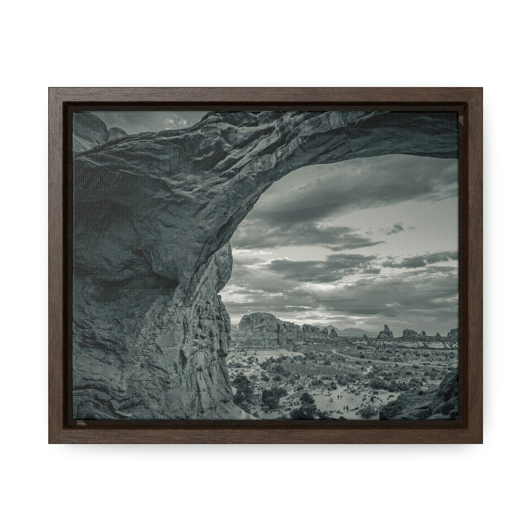 Natural Frames Part 2 in Black and White - Canvas with Frame