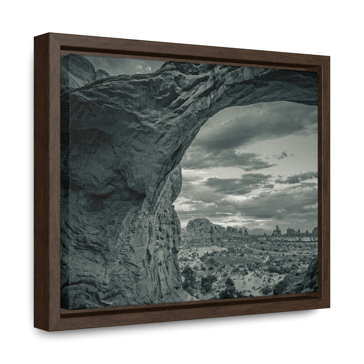 Natural Frames Part 2 in Black and White - Canvas with Frame