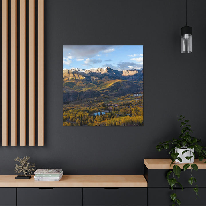 Glowing Mountainside - Canvas