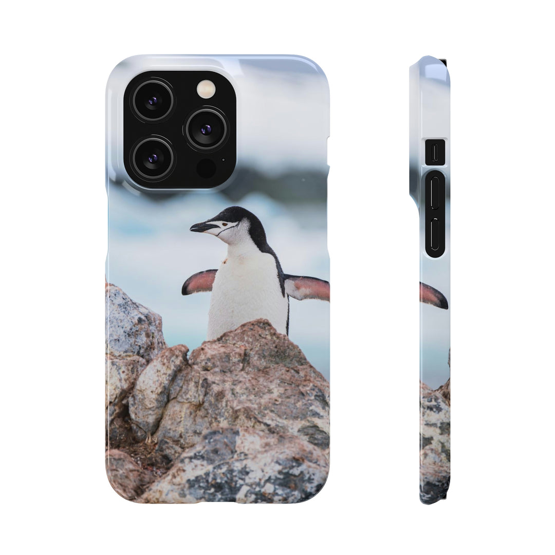 Stretched Penguin - Phone Case