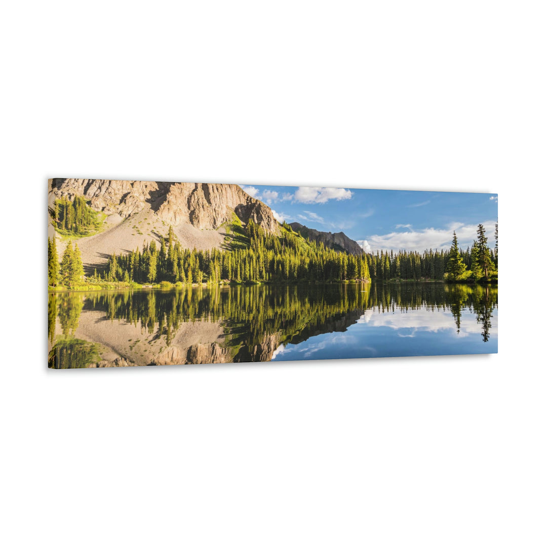 Mountain Scene Reflected - Canvas