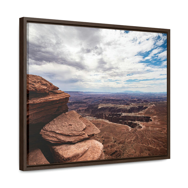 The Canyon Below - Canvas with Frame