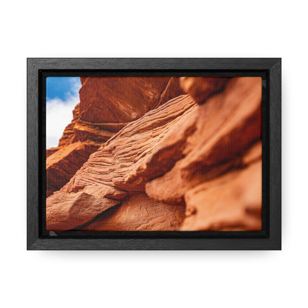 Layers of Rock - Canvas with Frame