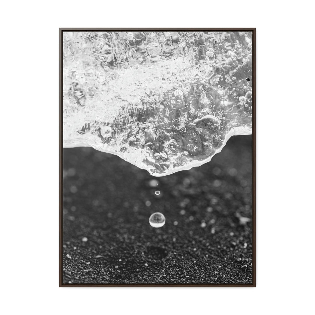 Suspended Droplet - Canvas with Frame