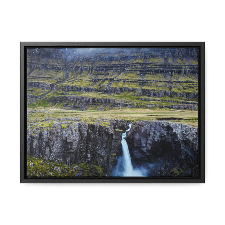 A Remote Waterfall - Canvas with Frame