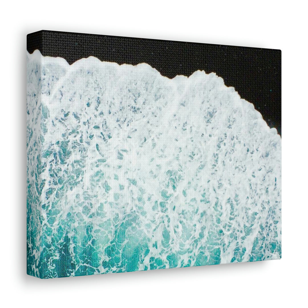 A Wave on Volcanic Sand - Canvas