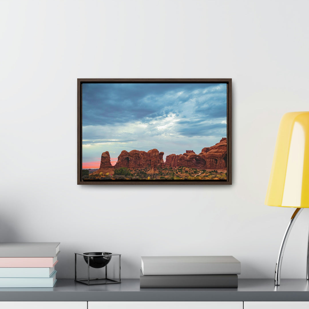 Arches at Sunset - Canvas with Frame