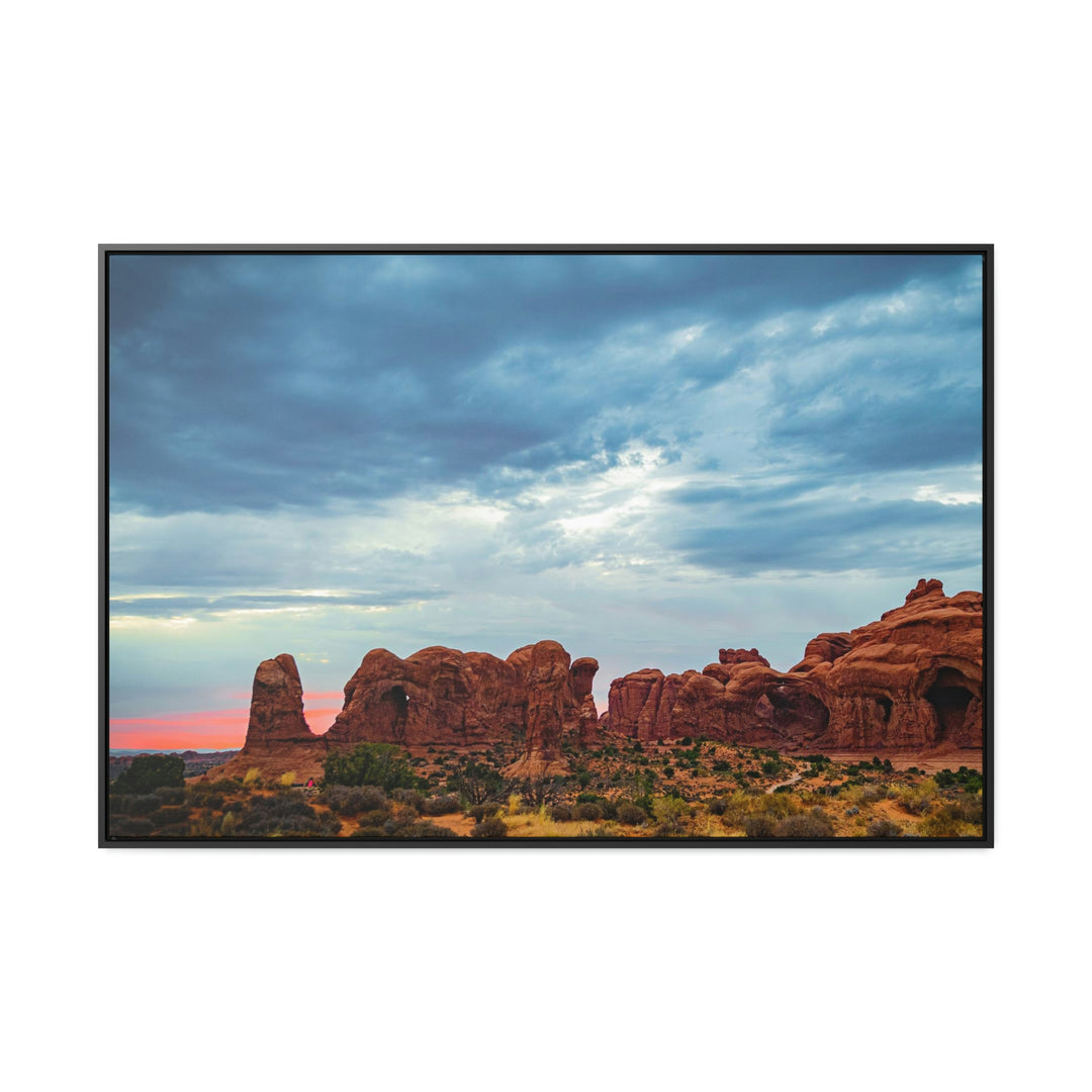 Arches at Sunset - Canvas with Frame