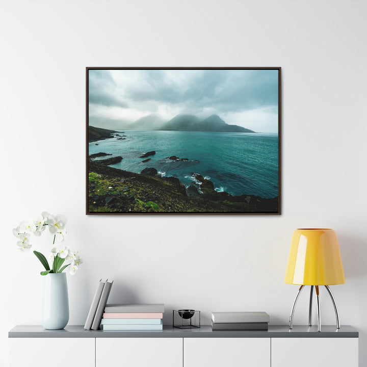 Mystical Mountain View - Canvas with Frame