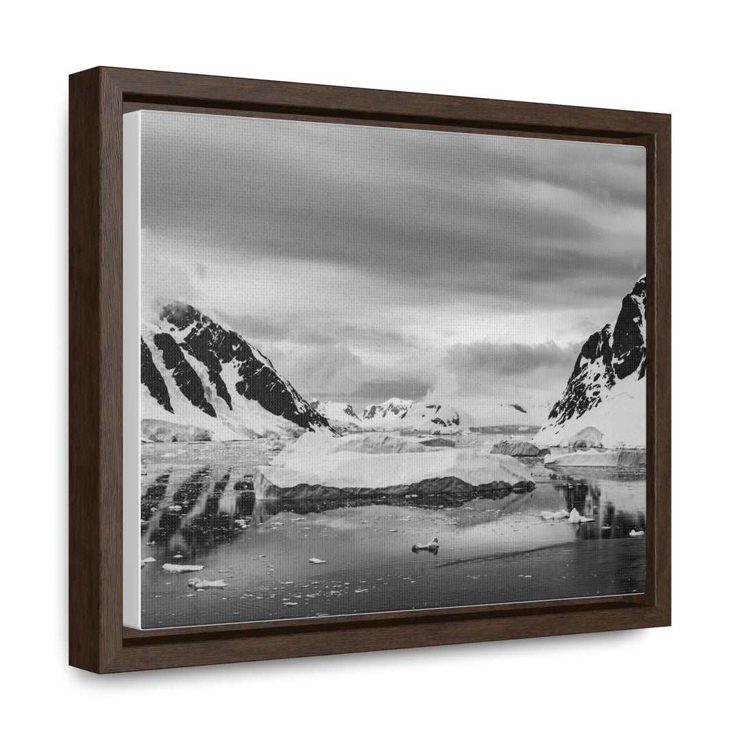 A Still Day in Black and White - Canvas with Frame