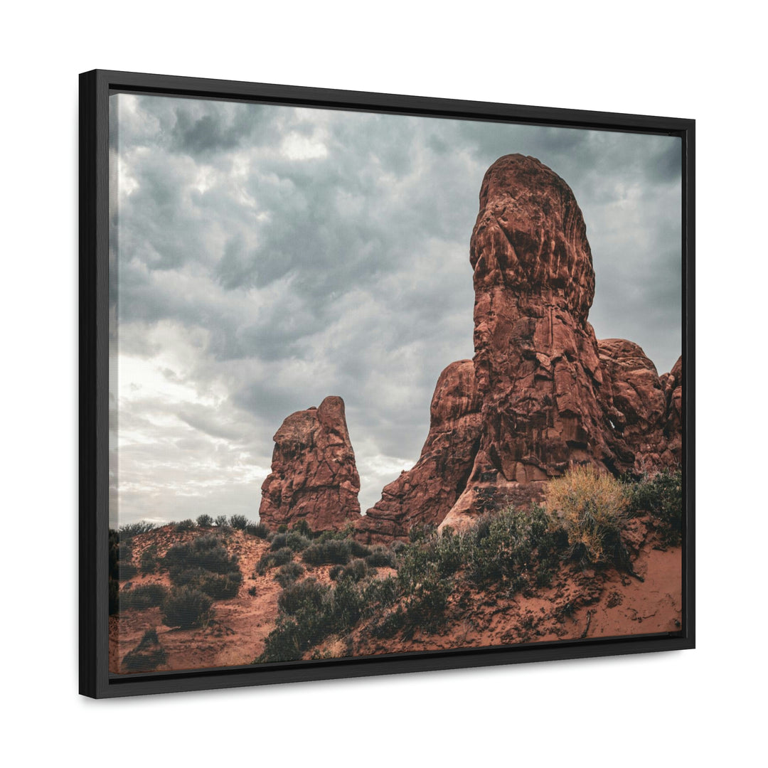 Dramatic Rocks - Canvas with Frame