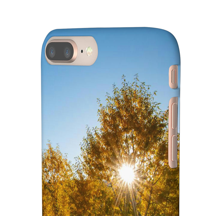 Sun Through the Aspens - Phone Case