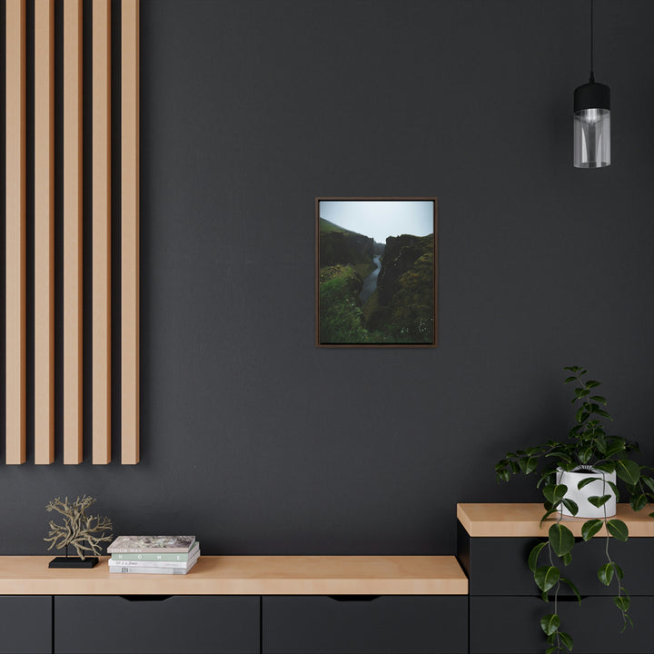 A View of the River - Canvas with Frame