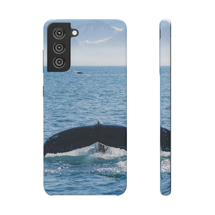 A Whale and A Mountain - Phone Case