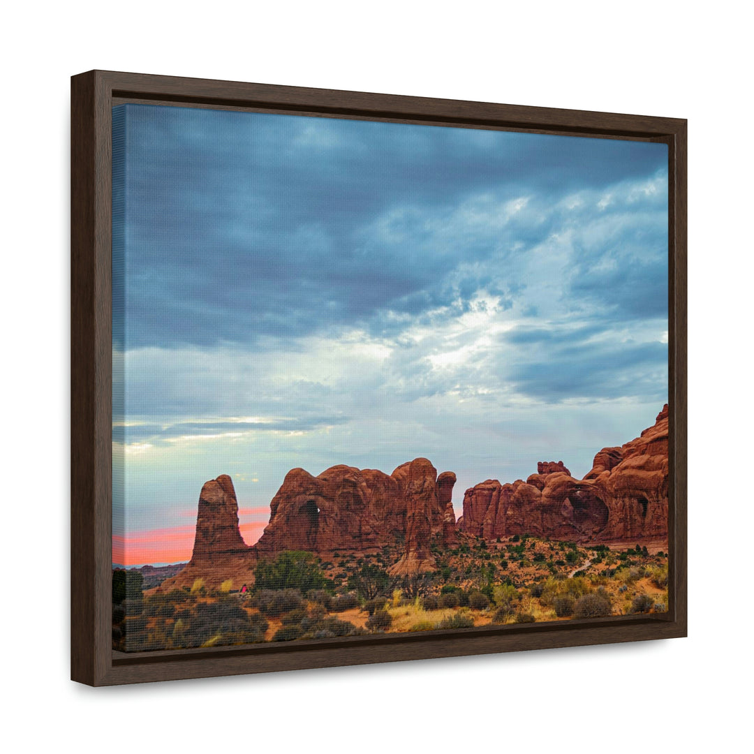 Arches at Sunset - Canvas with Frame