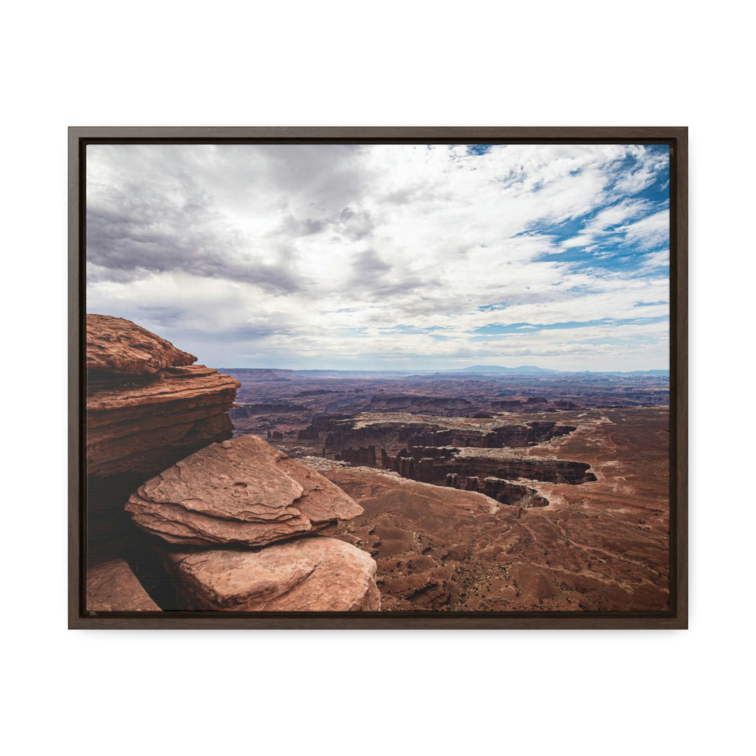 The Canyon Below - Canvas with Frame