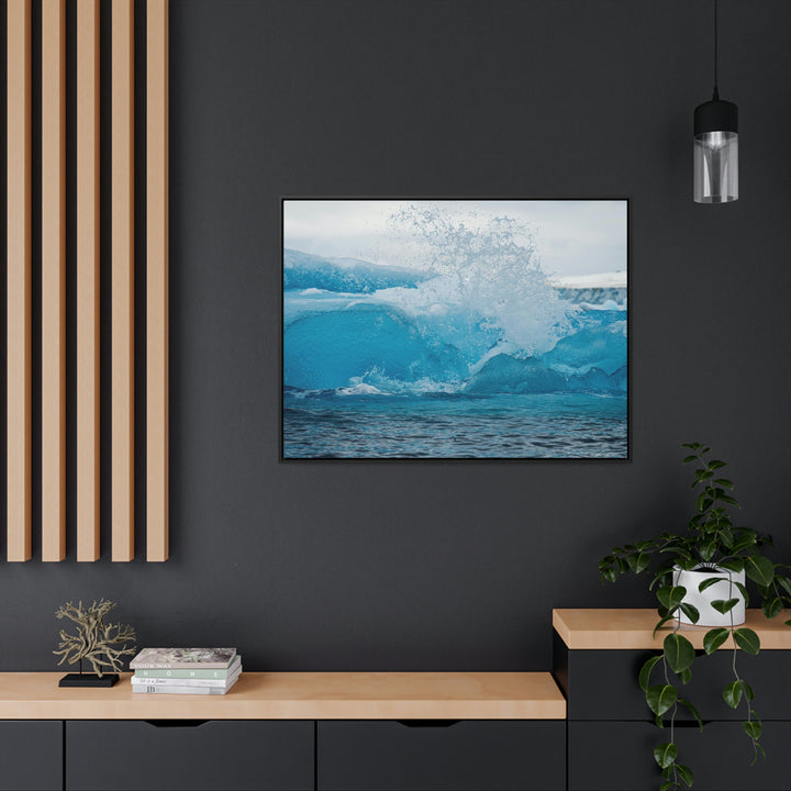 Freezing Splash - Canvas with Frame