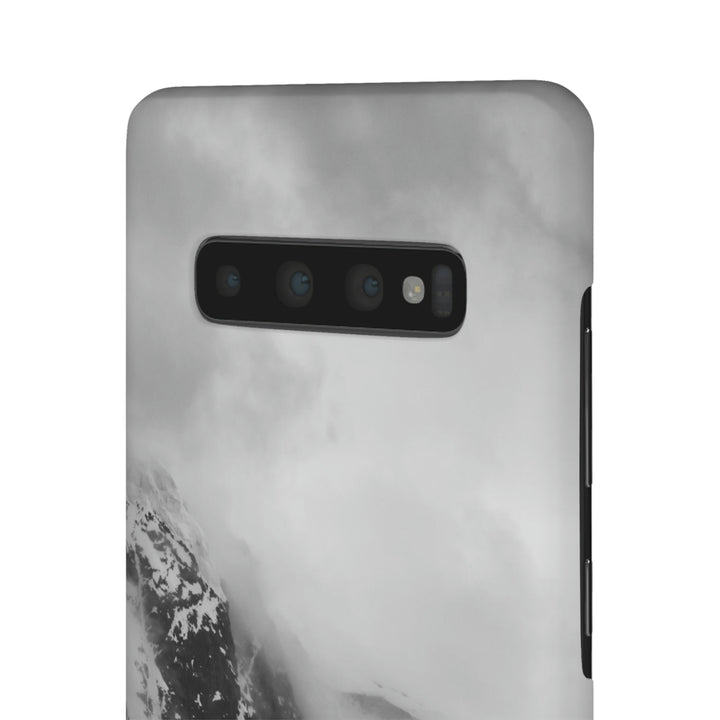 The Mist Descends in Black and White - Phone Case