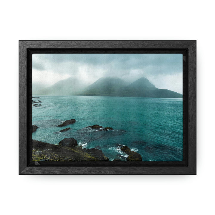 Mystical Mountain View - Canvas with Frame