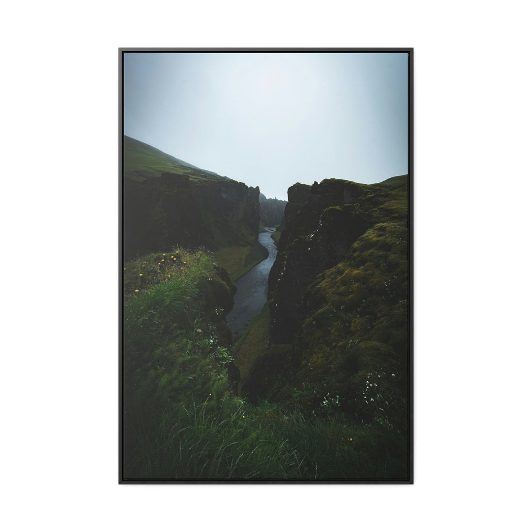 A View of the River - Canvas with Frame