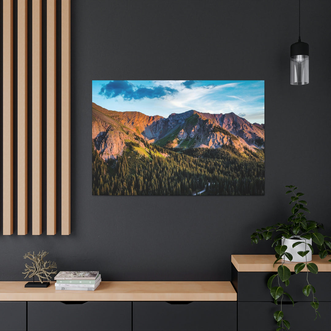 Fading Mountain Light - Canvas