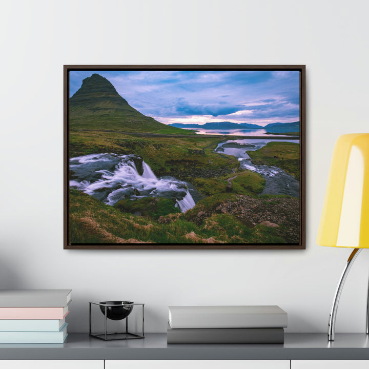 An Icelandic Sunset - Canvas with Frame