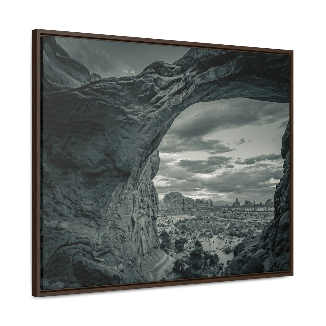 Natural Frames Part 2 in Black and White - Canvas with Frame