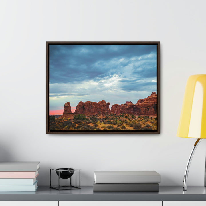 Arches at Sunset - Canvas with Frame