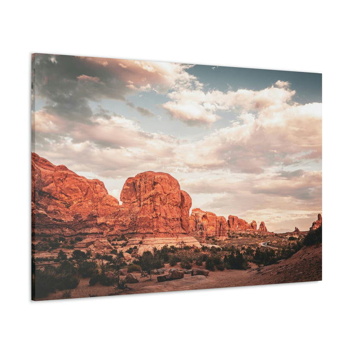 A Desert Sunset - Canvas