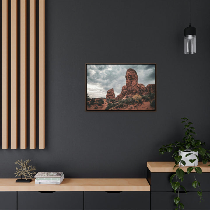 Dramatic Rocks - Canvas with Frame