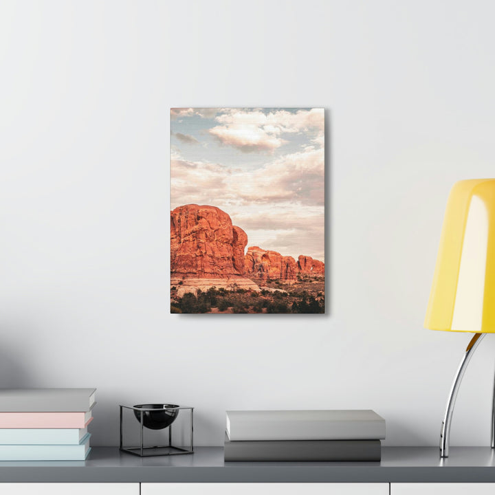 A Desert Sunset - Canvas