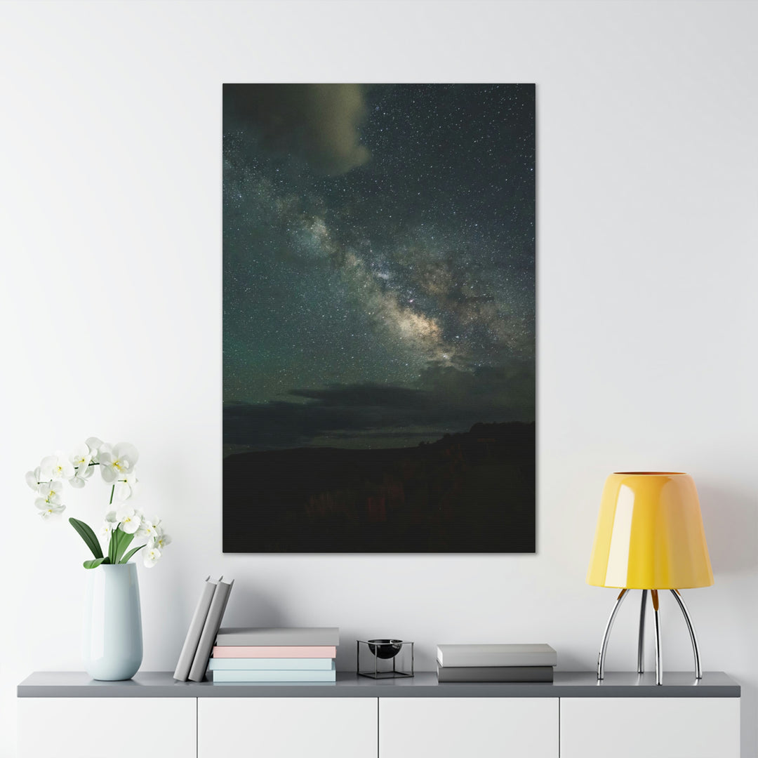 Milky Way Through the Clouds Part 2 - Canvas