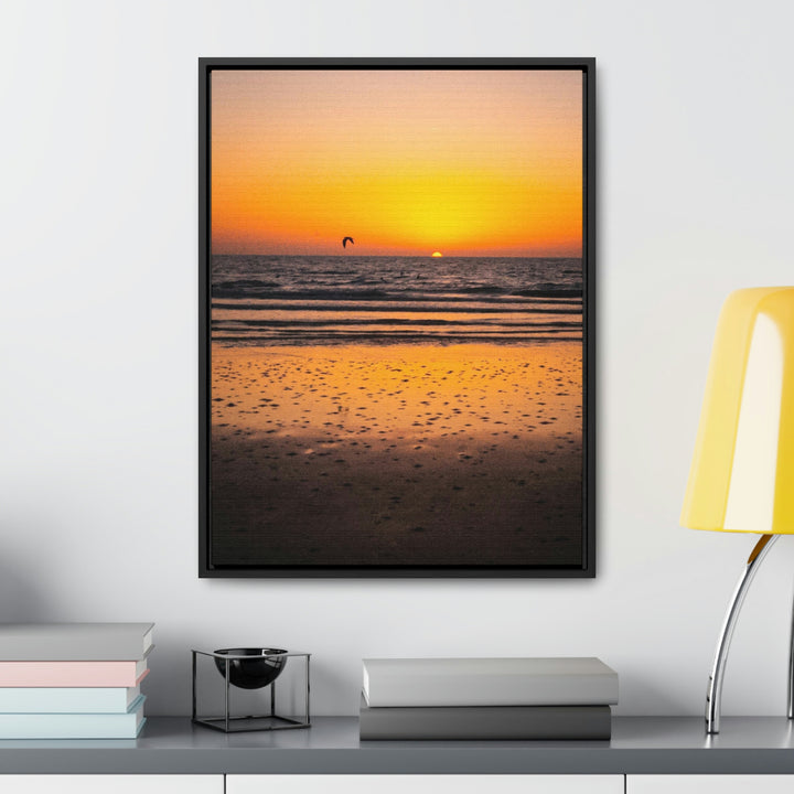 Sunrise on the Sea - Canvas with Frame