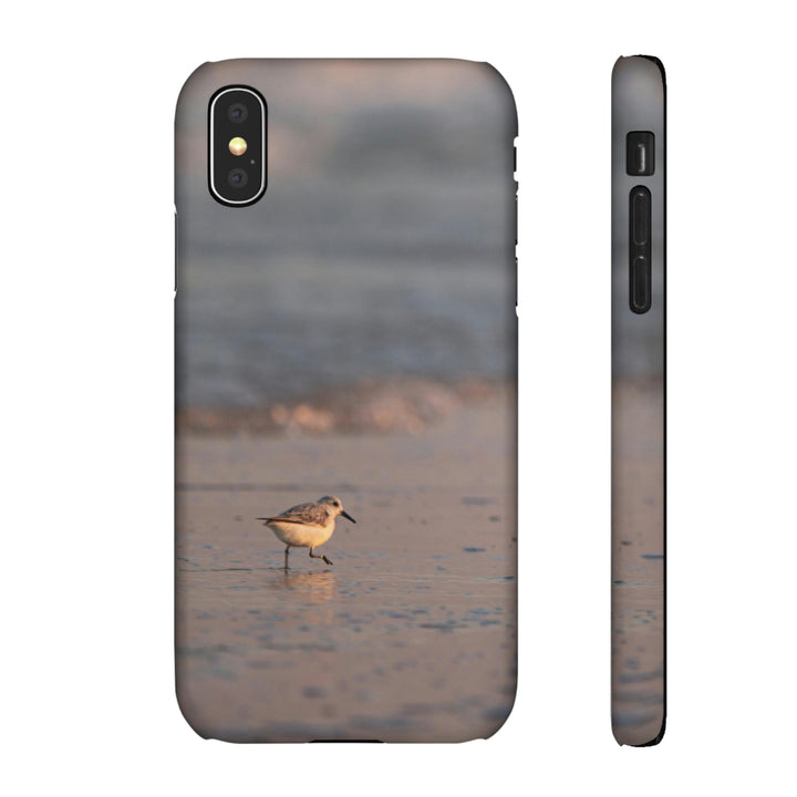 Sanderling in Soft Dusk Light - Phone Case