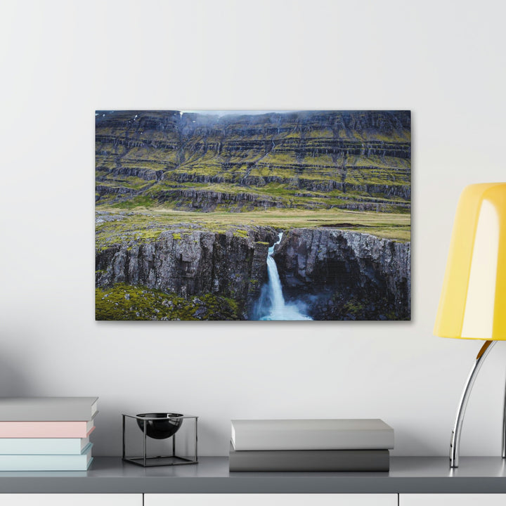 A Remote Waterfall - Canvas