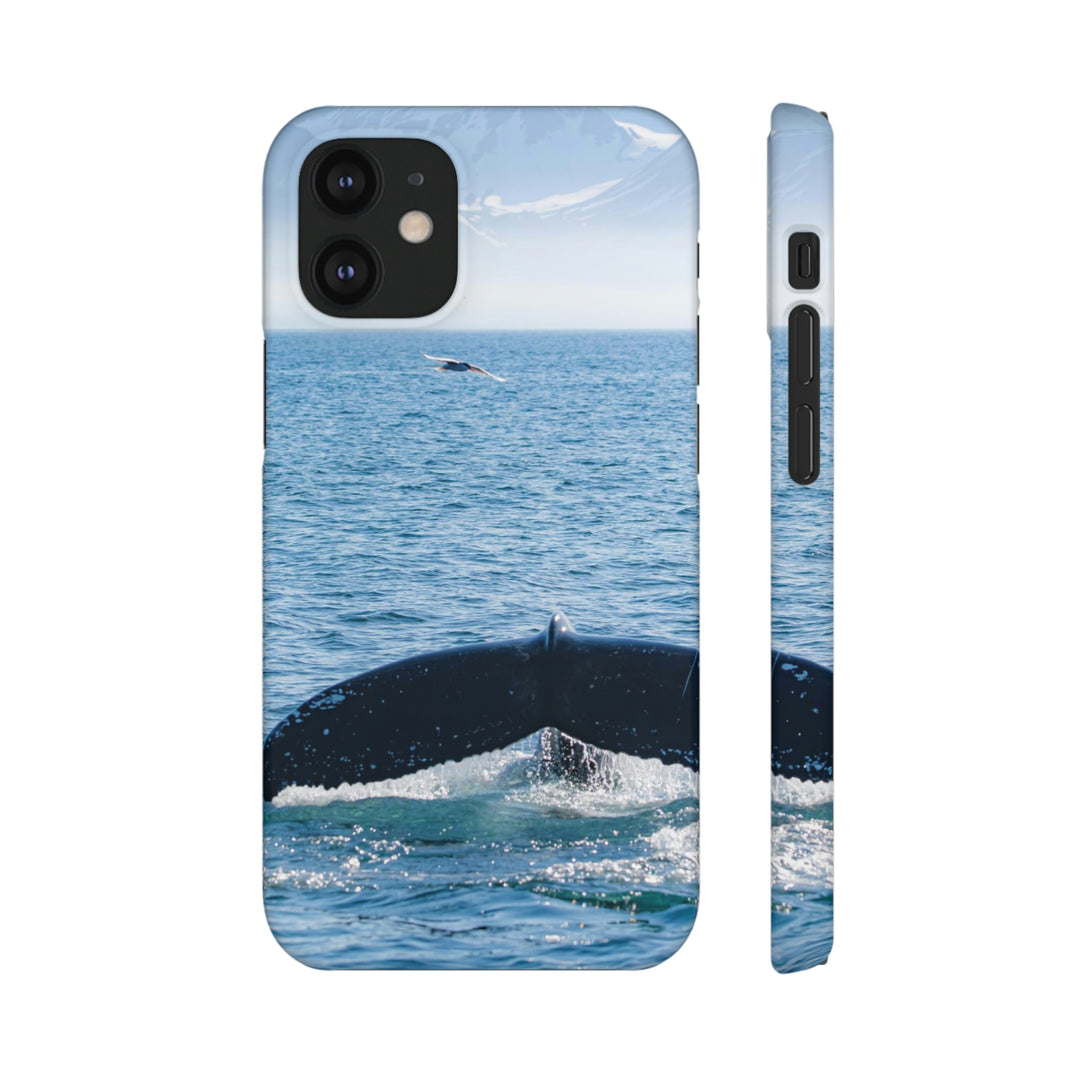 A Whale and A Mountain - Phone Case