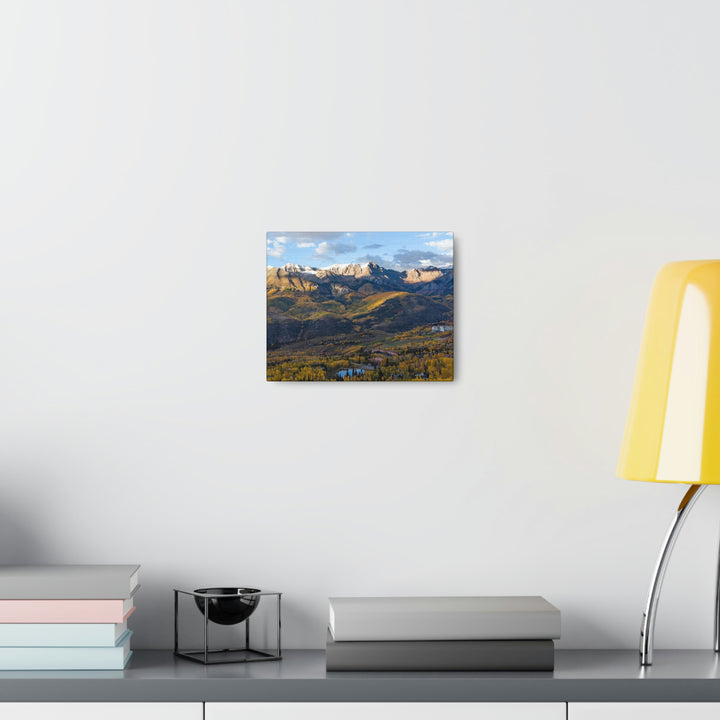 Glowing Mountainside - Canvas