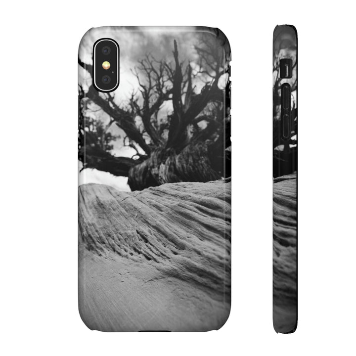 Desert Reach in Black and White - Phone Case