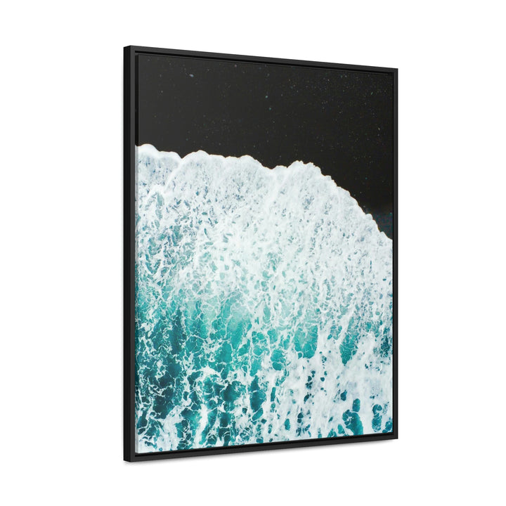 A Wave on Volcanic Sand - Canvas with Frame