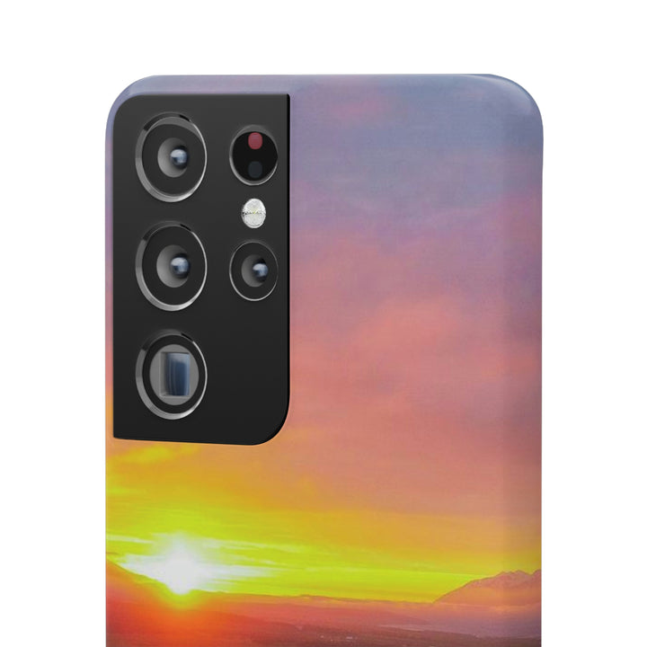 Sunset Over the Fjord Part 1 - Phone Case