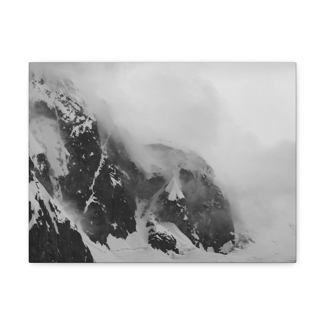 The Mist Descends in Black and White - Canvas